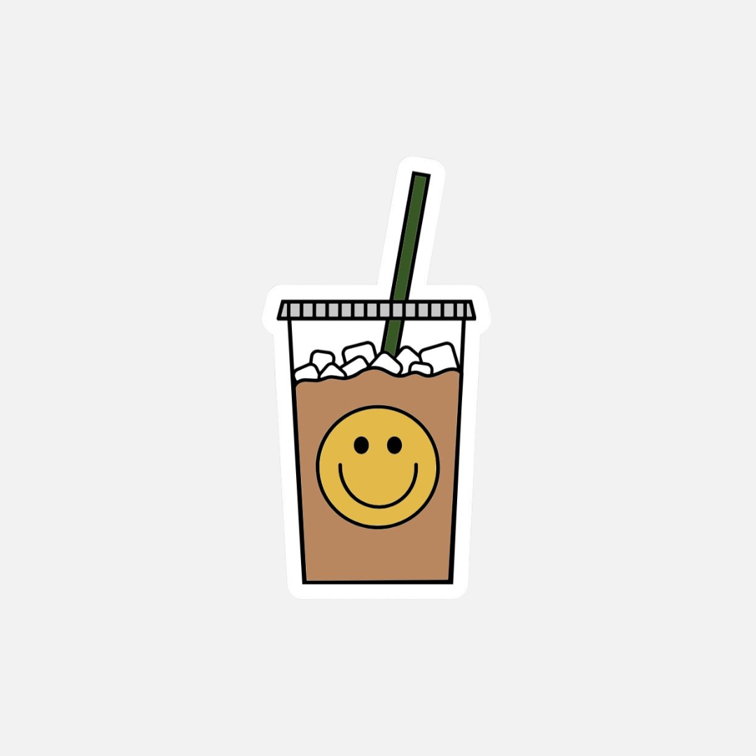 Smiley Iced Coffee
