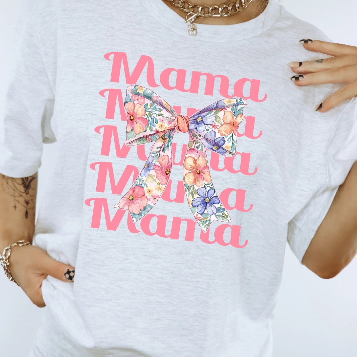 Floral Mama Bow