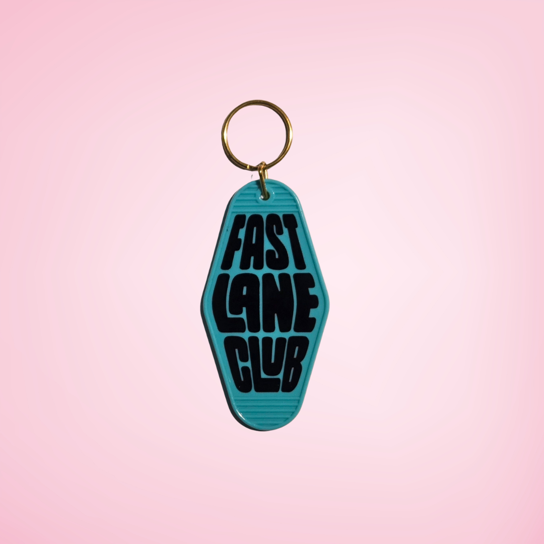 Fast Lane Club Motel Keychain