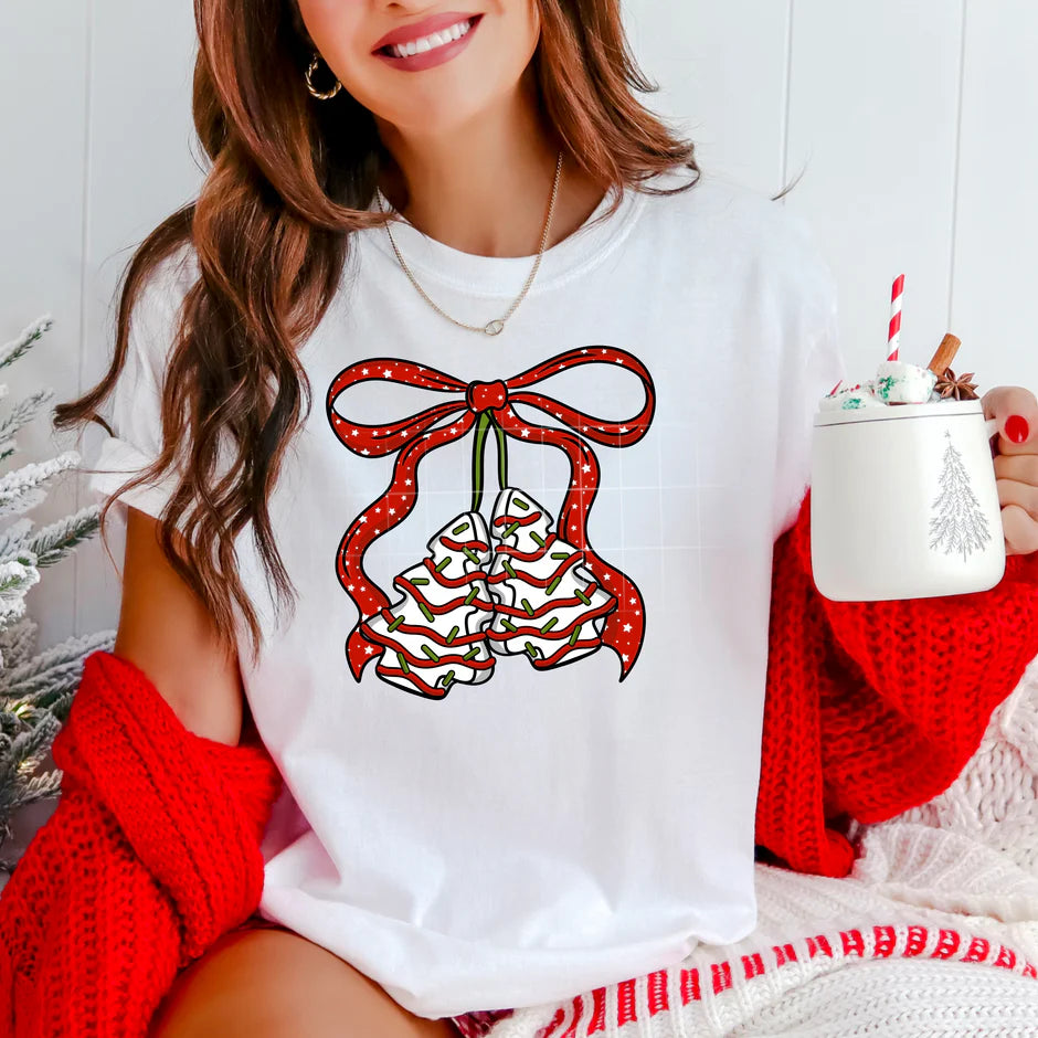 Christmas Cake Bow Cherries