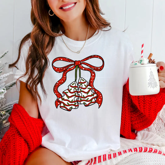 Christmas Cake Bow Cherries