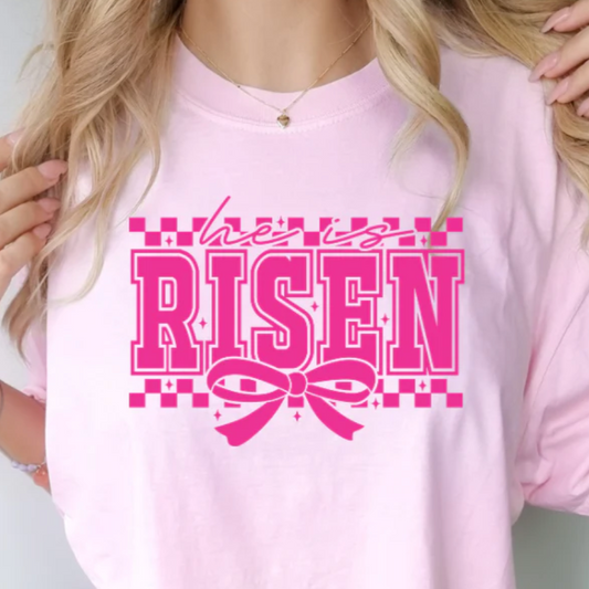 Hot Pink He is Risen