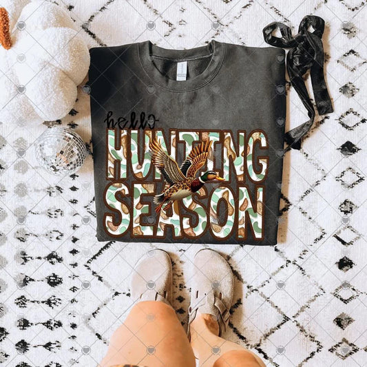Hello Hunting Season Duck