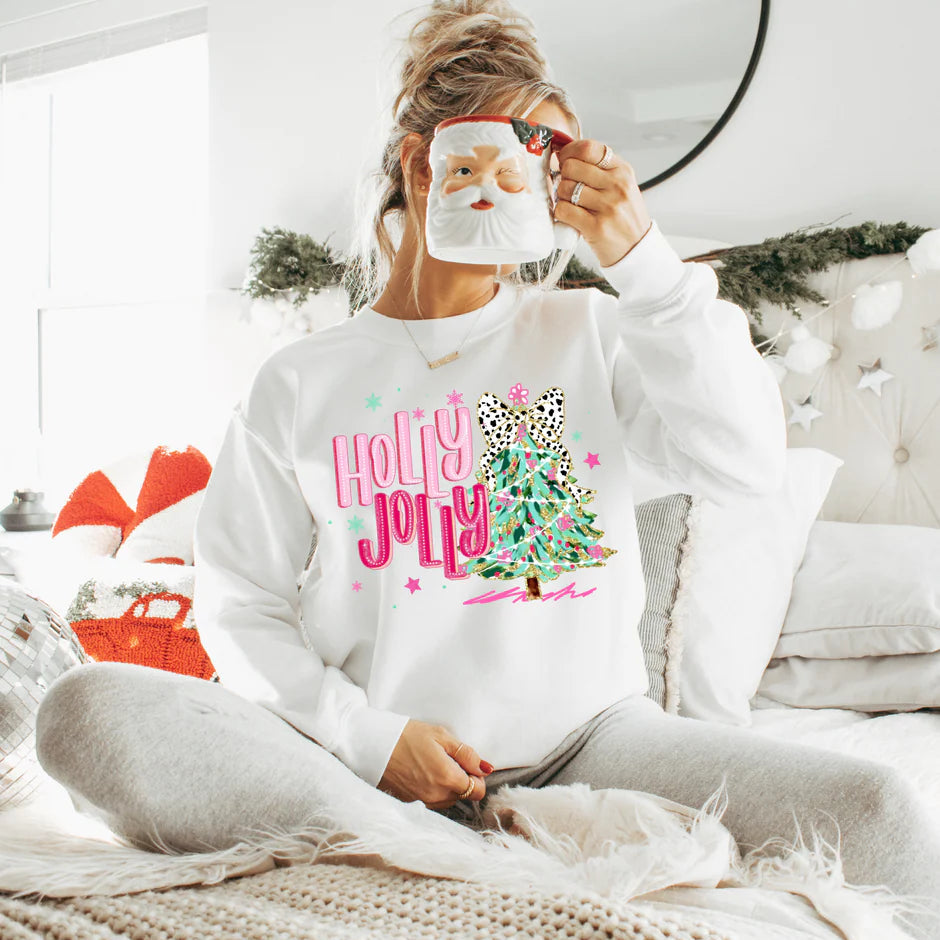 Holly Jolly Bow Christmas Tree