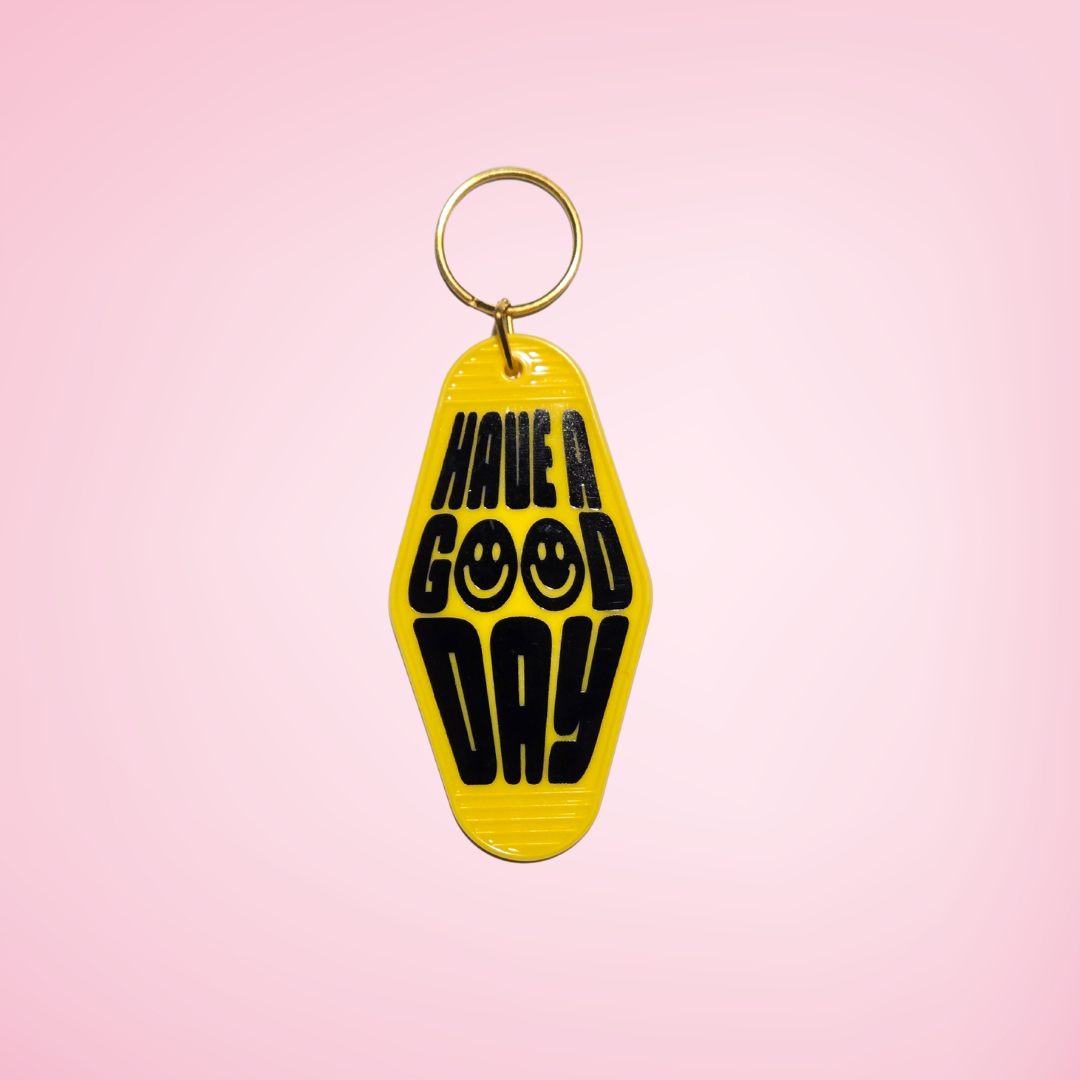 Have a Good Day Motel Keychain