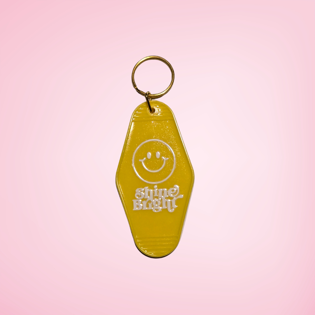 Shine Bright Motel Keychain